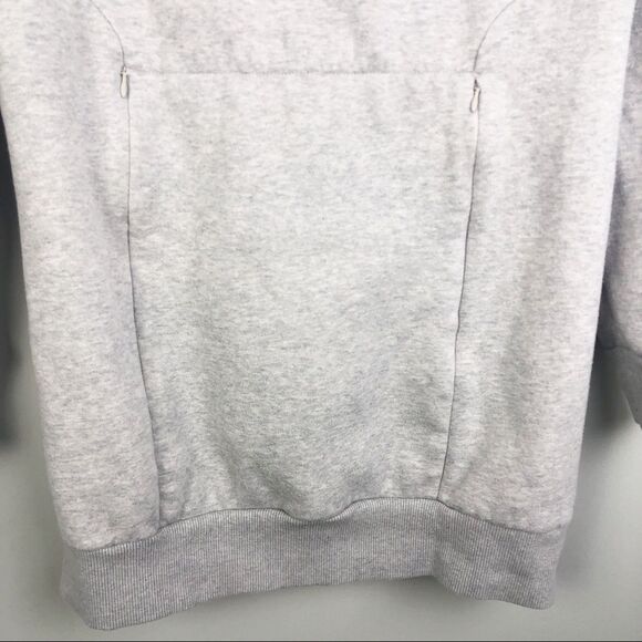 GYMSHARK | So Soft Light Gray Funnel Neck Sweatshirt Women’s Size Small - Picture 6 of 10